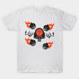 Basketball Mania, Basketball Fans, Dunk It, Basketball Lovers T-Shirt